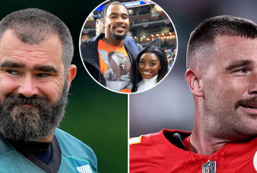Jason and Travis Kelce's Playful Banter on Simone Biles and Jonathan Owens