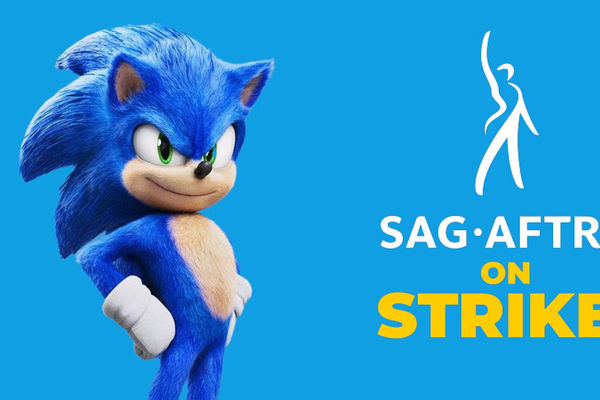In Sonic the Hedgehog (2020,) Sonic strikes a pose from his