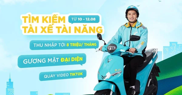 Tuyển Tiktoker thành tài xế, thu nhập lên tới 8 triệu/tháng với 'xe ôm điện' Xanh SM