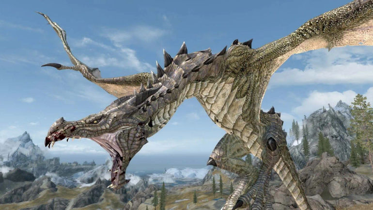 Jaw-Dropping Skyrim Clip with a Fiery Twist Leaves Viewers Stunned