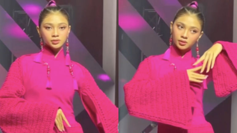 Á hậu Minh Kiên khiến dư luận trầm trồ với tuyệt chiêu catwalk, hành động gây chú ý sau đó làm xôn xao