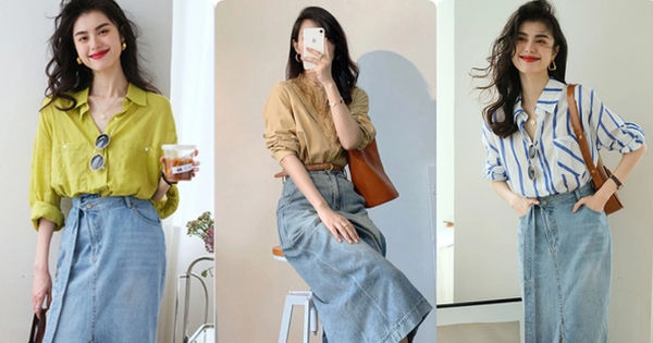 Các bí quyết kết hợp chân váy denim và sơ mi giúp nàng công sở tuổi 30 cuốn hút hơn bao giờ hết!