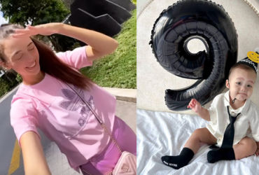 Vợ Bùi Tiến Dũng siêu dũng cảm chăm sóc con khi chồng vắng nhà dù đang bị ốm