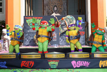 The Spectacular Footprints of Teenage Mutant Ninja Turtles at the TCL Chinese Theater