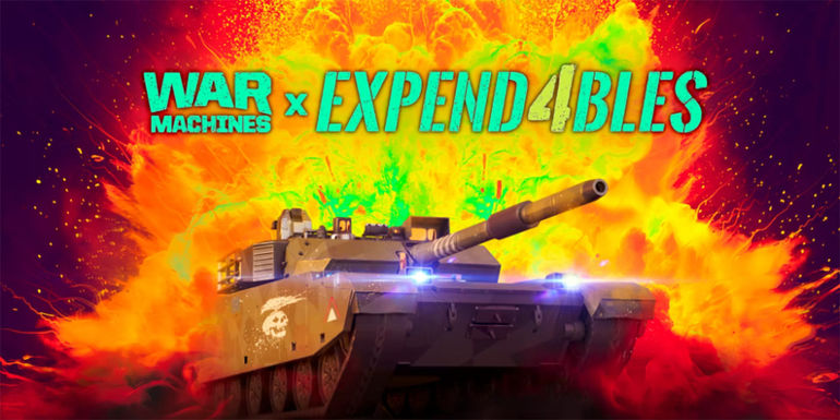 The Expendables 4 Amps Up the Action in Massive Online Mobile Battle War Machines!