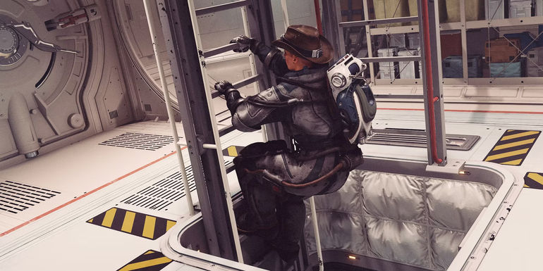 Mind-Blowing Starfield Spaceship Boasts 30 Astonishing Sets of Ladders