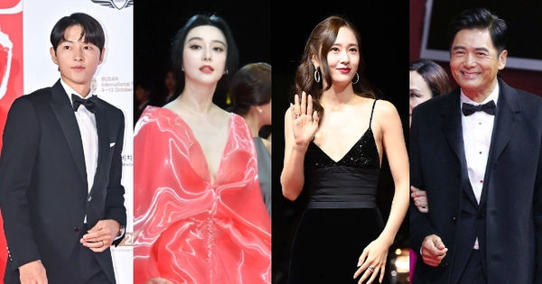 Noi lên với bức ảnh LHP Busan: Phạm Băng Băng áp đảo Krystal, Song Joong Ki khiến fan nữ tan chảy