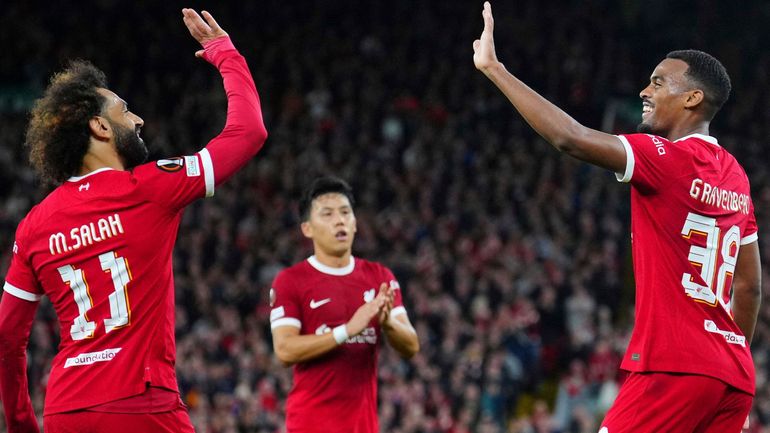 Gravenberch makes history with sensational goal as Liverpool triumph in Europa League clash against Union Saint-Gilloise