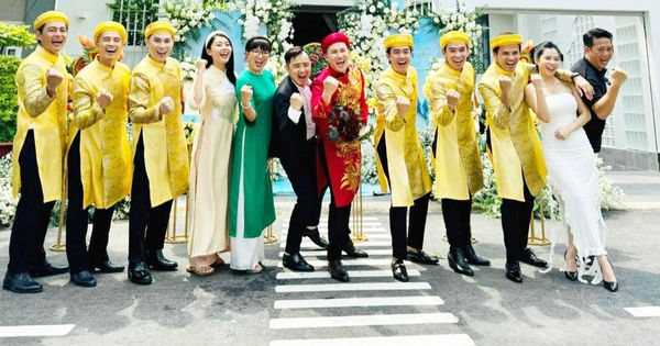 Đám hỏi Hà Trí Quang và bạn trai: Quốc Trường và sao nam lộ 2 cơ ngơi, khiến ai cũng choáng