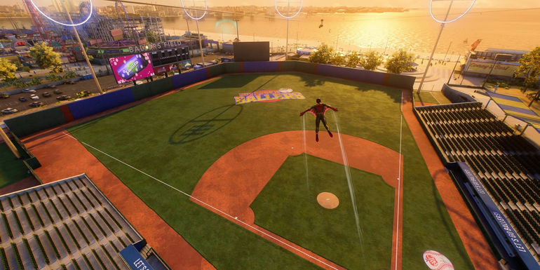 Unleash Your Spider Powers and Ace the Home Run! Trophy at Big Apple Ballers Stadium in Marvel's Spider-Man 2