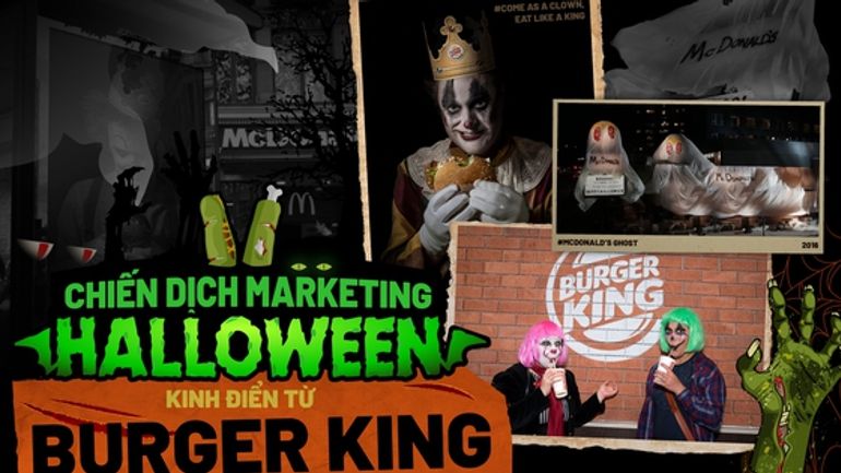 Hai chiến dịch đặc biệt vào đêm Halloween của Burger King đánh bại McDonald's vỡ òa