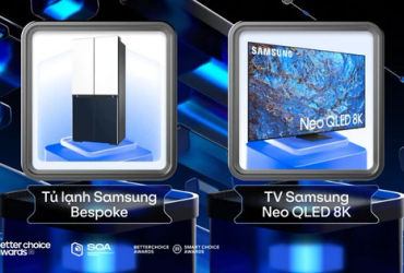 Giải thưởng Lựa chọn Tốt hơn 2023: Samsung vượt trội với 2 danh hiệu Thiết bị gia đình