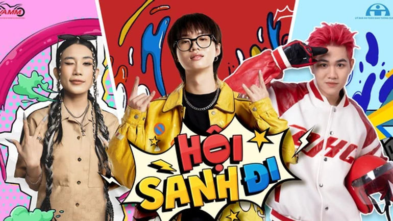 “Hội Sành Đi” - Sự kết hợp độc đáo của ba rapper Gen Z Low G, Umie và Captain trong bản rap về giao thông