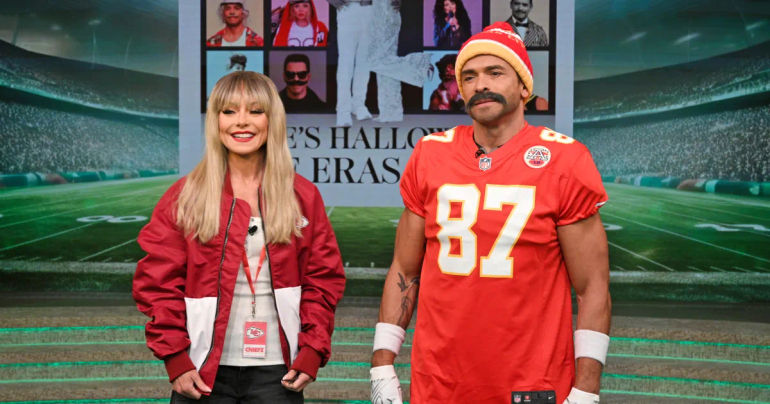 Kelly Ripa and Mark Consuelos Embrace Taylor Swift and Travis Kelce's Halloween Spirit: Check Out Their Amazing Costumes!