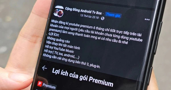Đánh lừa người dùng Internet với chiêu trò mua YouTube Premium chỉ với 9K