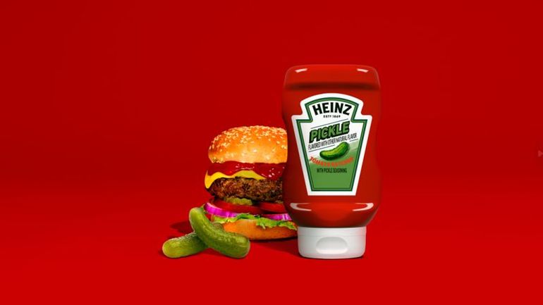 Heinz's latest ketchup boasts a tangy pickle flavor