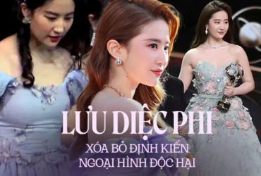 Lưu Diệc Phi chứng minh visual đỉnh cao, từ bỏ định kiến phải gầy, eo giấy A4 ở giới showbiz!