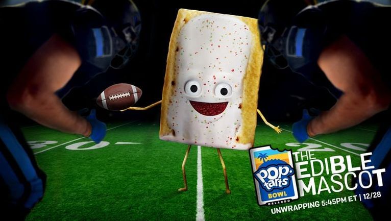 Pop-Tarts introduces delectable mascot for debut bowl game