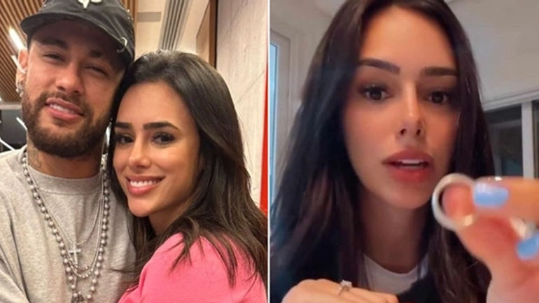 Bạn gái cũ của Neymar phản ứng dữ dội khi bị vấn đề về việc đeo nhẫn đính hôn sau chia tay