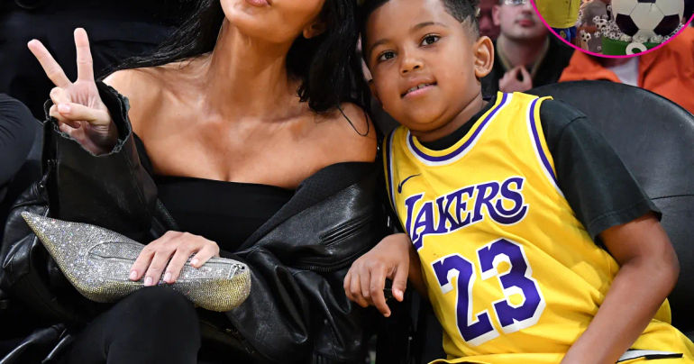 Kim Kardashian Throws Soccer-Themed 8th Birthday Party for Son, Saint West