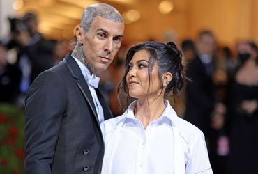 Kourtney Kardashian and Travis Barker Reveal Son Rocky for the First Time