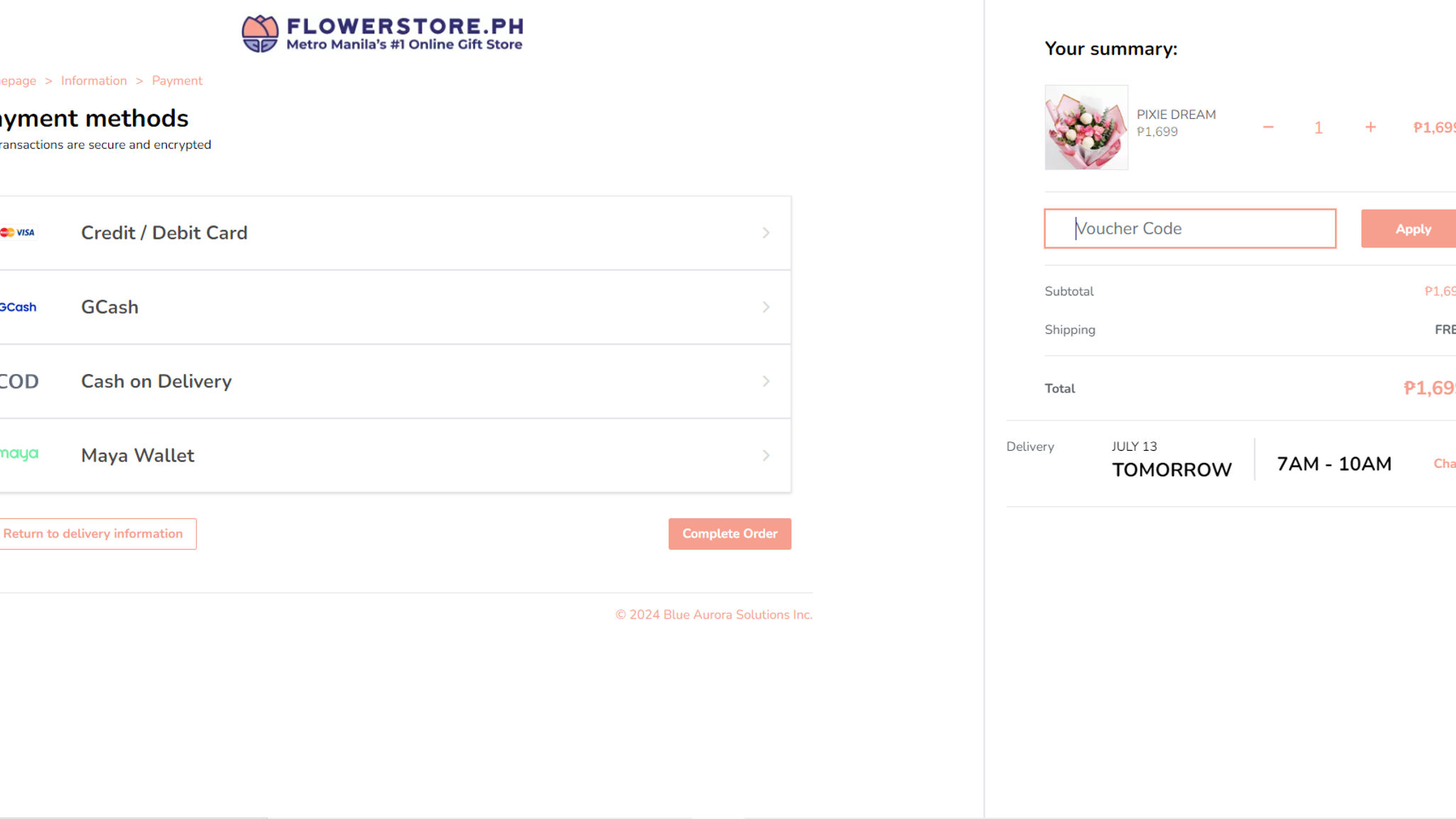 How to use coupon for Flowerstore.ph