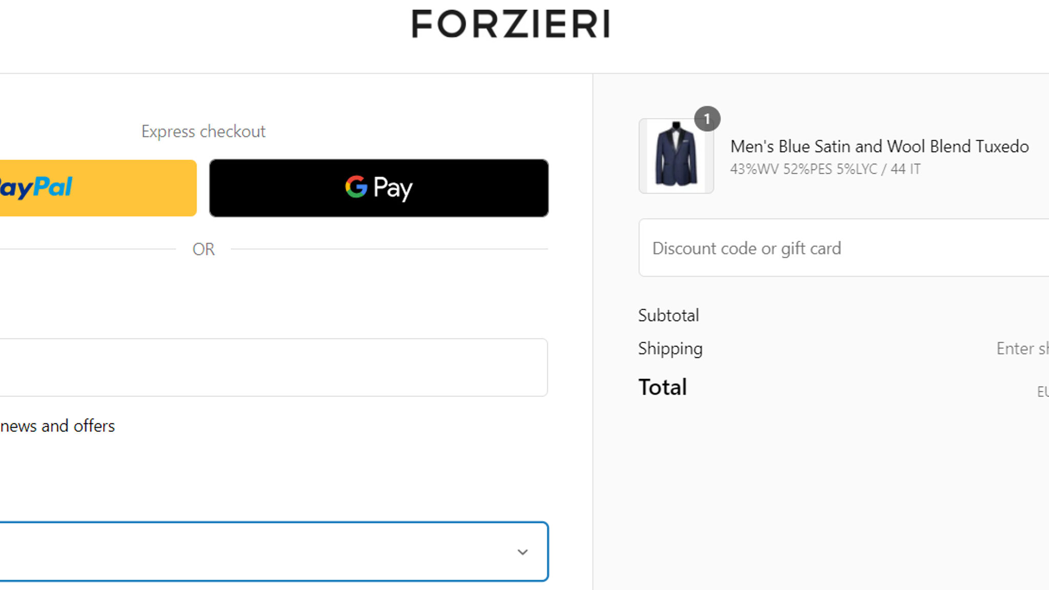 How to use coupon for Forzieri