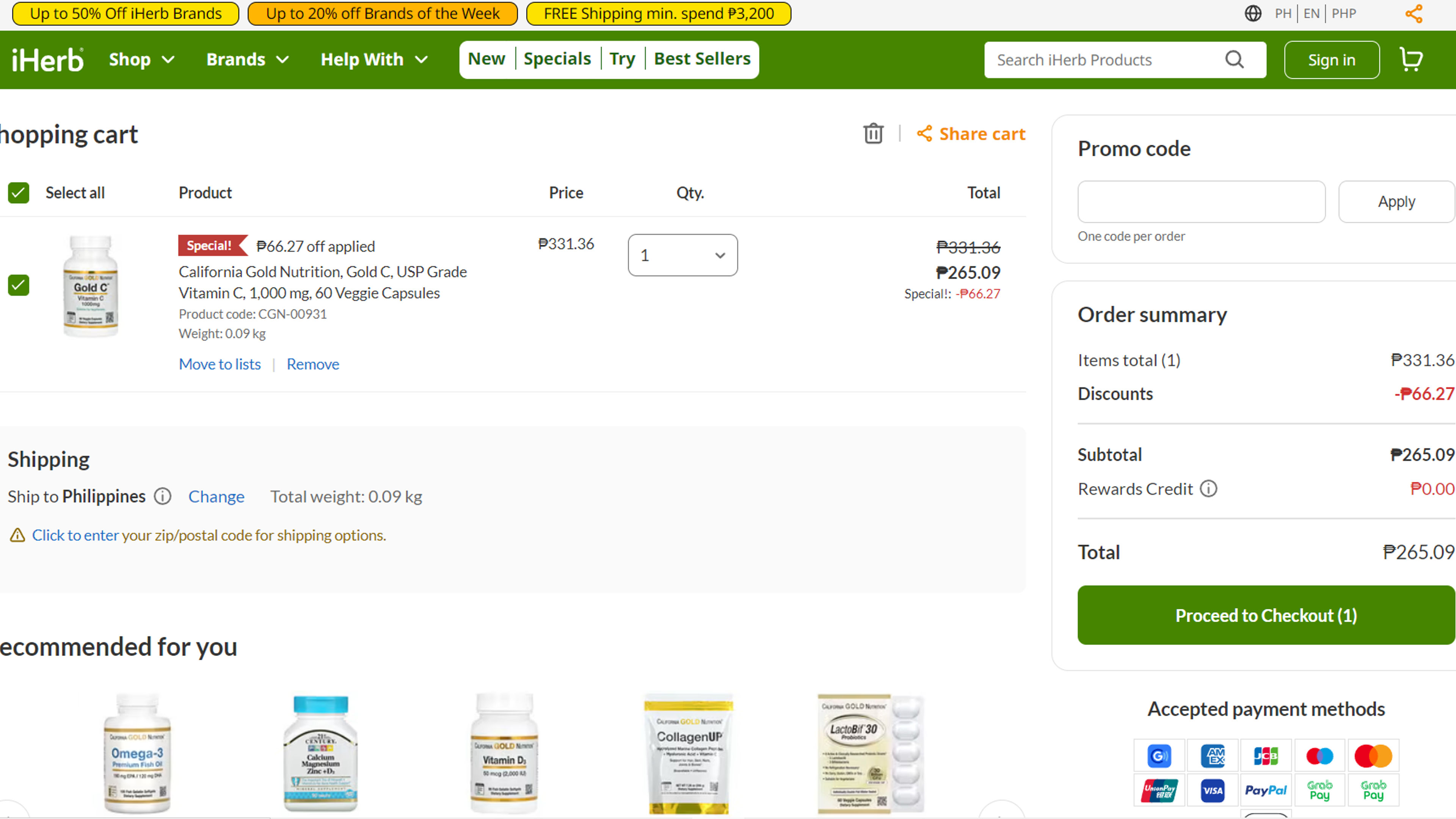 How to use coupon for iHerb