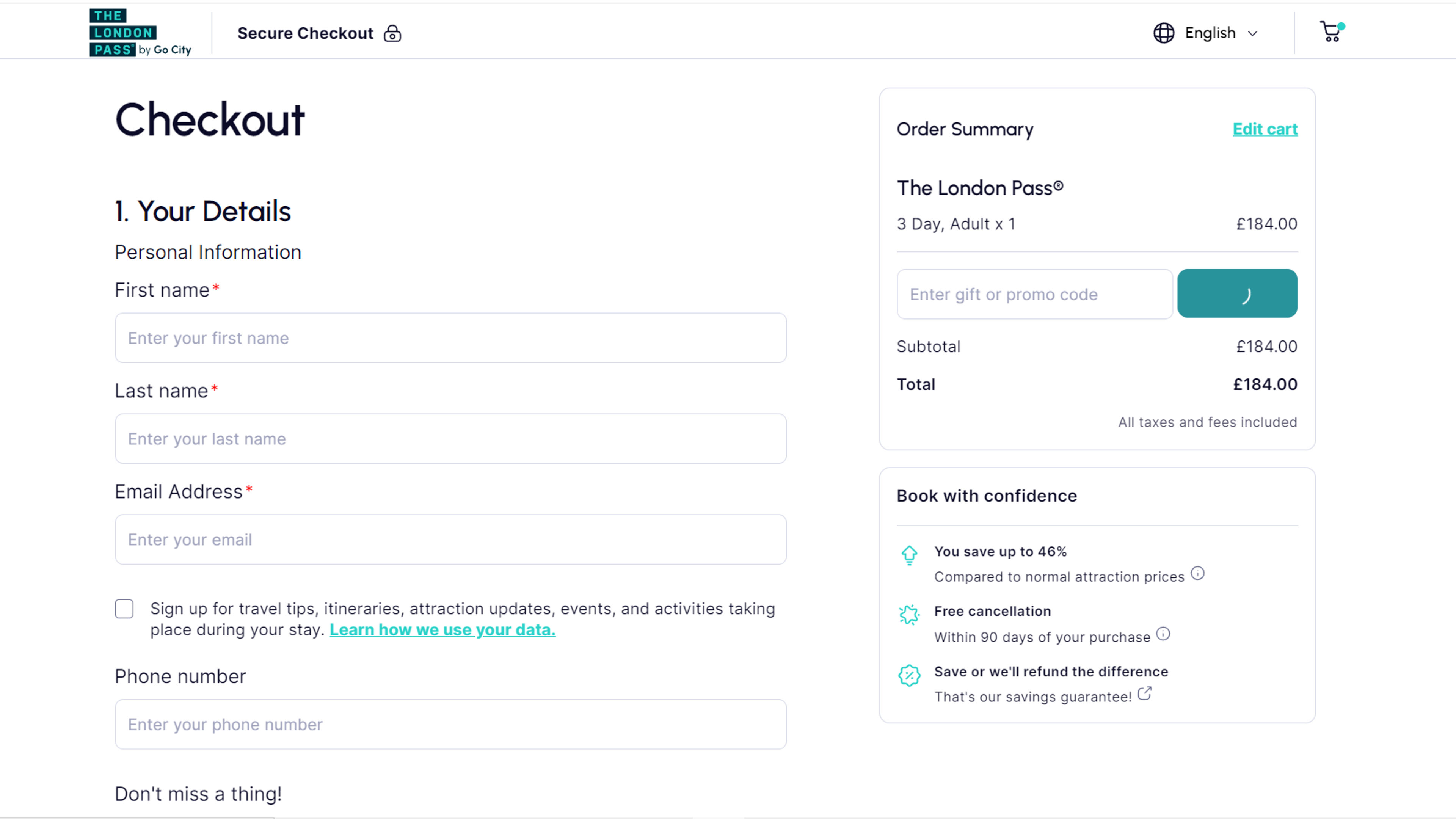 How to use coupon for London Pass