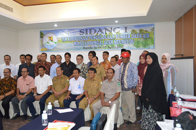 Sidang I TKPSDA Wilayah Sungai (WS) Aceh Meureudu yang merupakan sidang pertama untuk wilayah sungai Aceh Meureudu pada tahun 2017