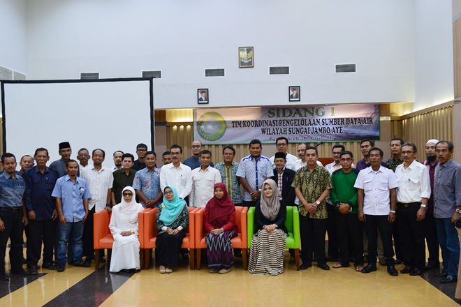  Sidang I TKPSDA Wilayah Sungai (WS) Jambo Aye Periode II Tahun 2017