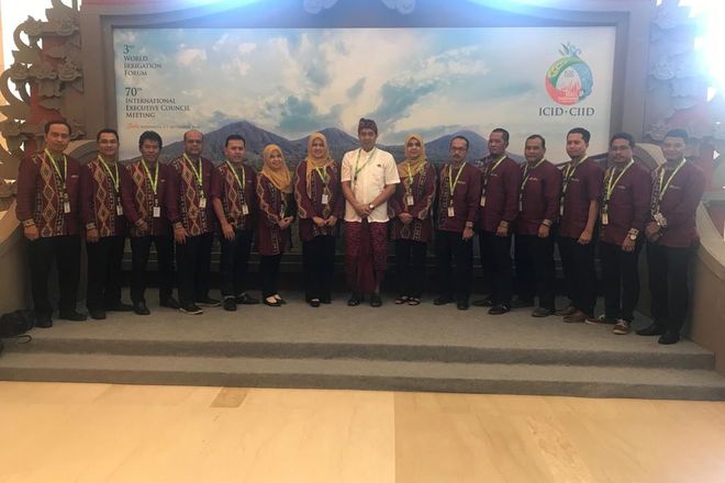 Delegasi BWSSI pada acara ICID di Bali