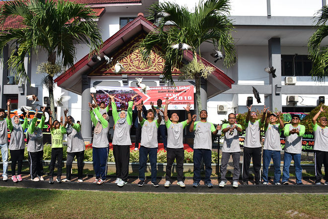 Pelepasan Merpati dalam Rangka Hari Air Dunia (HAD) ke 27 Tahun 2019