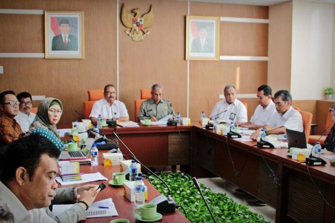 Foto Rapat Ditjen SDA dengan Kementerian Pertanian