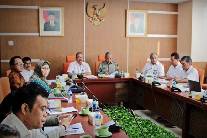 Foto Rapat Ditjen SDA dengan Kementerian Pertanian