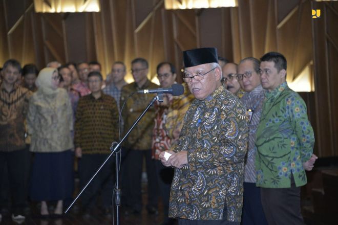 Menteri Basuki Lantik 10 Pejabat Tinggi Madya Kementerian PUPR