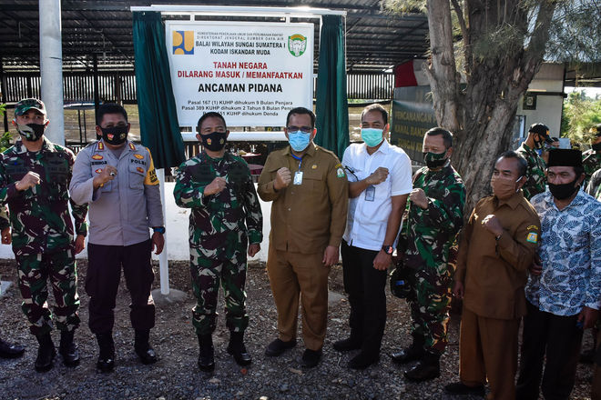 Pencanangan Penataan Kanal Banjir Bantaran Sungai Krueng Aceh