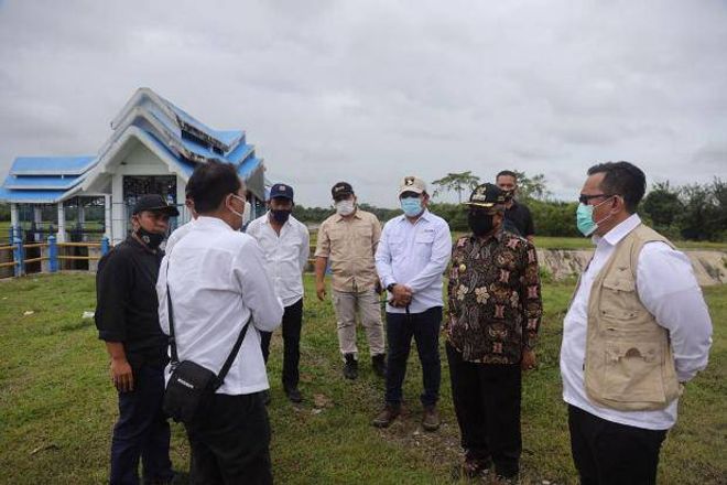 Asisten II Sekda Aceh, T. Ahmad Dadek melakukan kunjungan kerja ke Aceh Barat, Sabtu (24/10/2020).