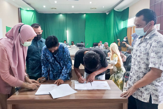 Penandatanganan Pakta Integritas dan Perjanjian Kerja Sama P3-TGAI Tahun 2021