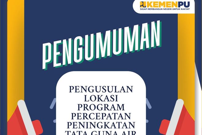 Pengumuman Lokasi Program P3-TGAI Tahun Anggaran 2025 Tahap II