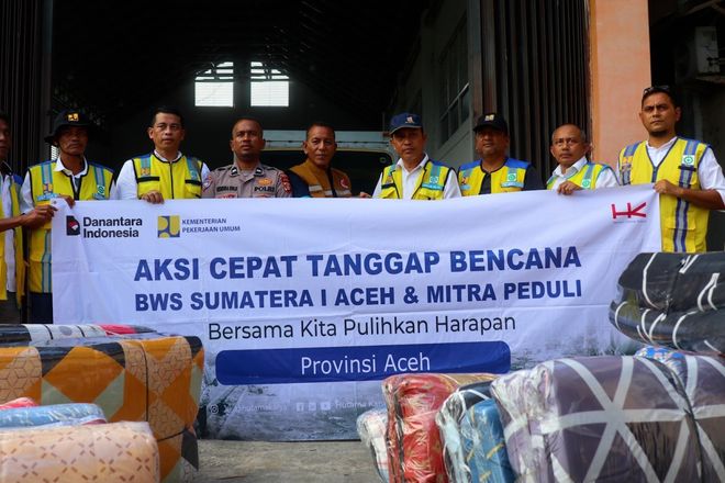 BWS Sumatera I Aceh menyalurkan bantuan lanjutan untuk korban banjir Pidie Jaya