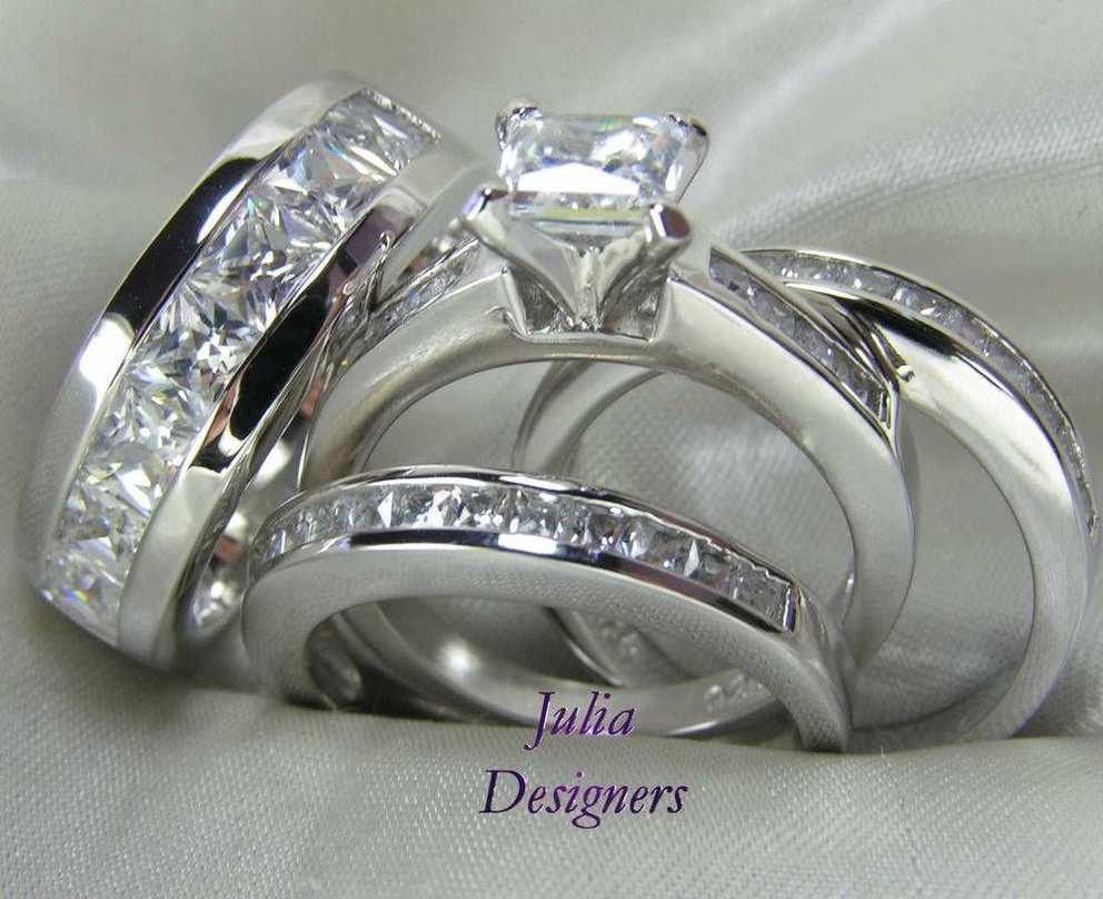 Featured Image of Diamond Wedding Bands Sets His And Hers