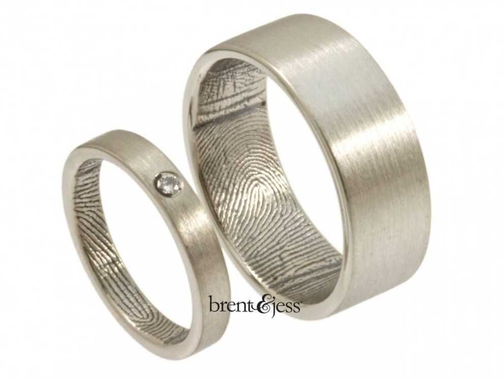 Featured Image of Wedding Rings With Fingerprint