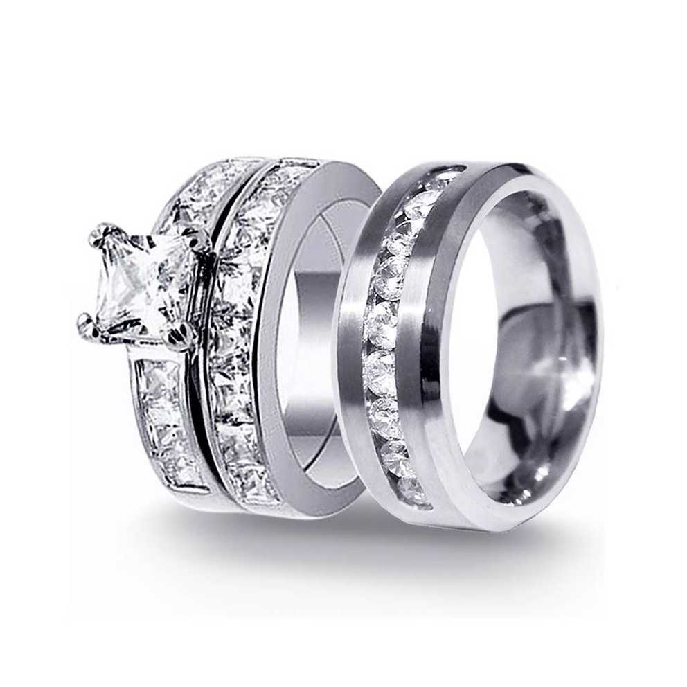Featured Image of Men's And Women's Matching Wedding Bands
