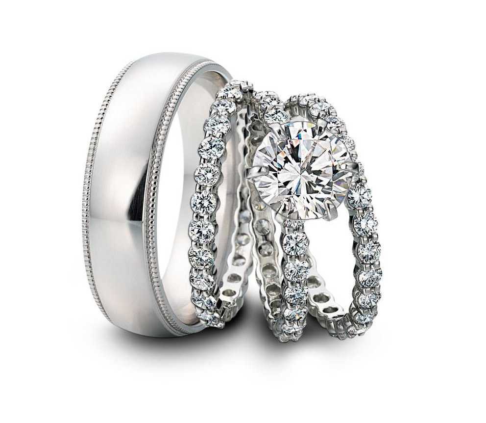 Featured Image of Wedding Bands Set For Him And Her