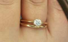 Plain Gold Bands Wedding Rings