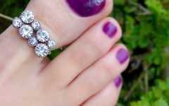 Toe Rings with Diamonds