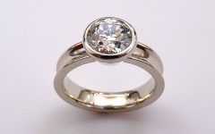 Flat Engagement Ring Settings