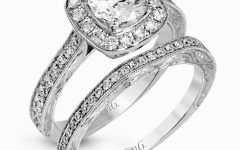 Engagement Rings with Wedding Band Set