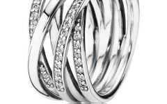 25 Best Collection of Sparkling & Polished Lines Rings